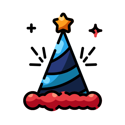 Party Hat Generic Outline Color icon