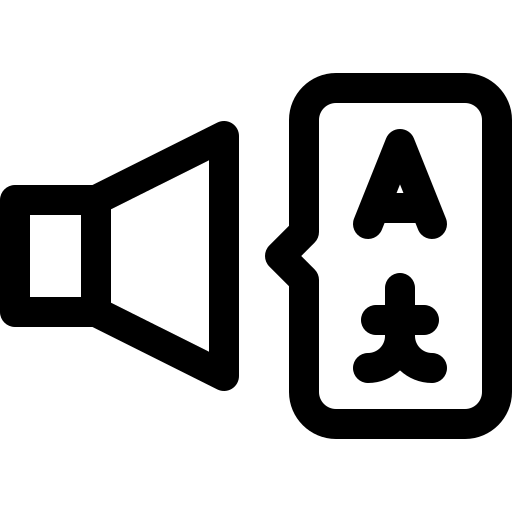 alto falante Basic Rounded Lineal Ícone