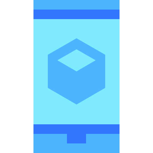 Smartphone Basic Sheer Flat icon