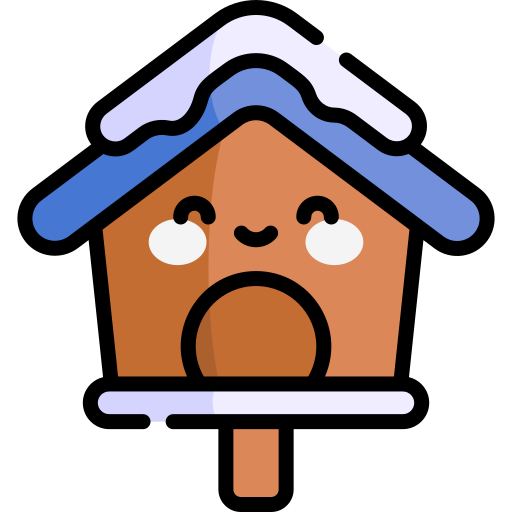 vogelhaus Kawaii Lineal color icon