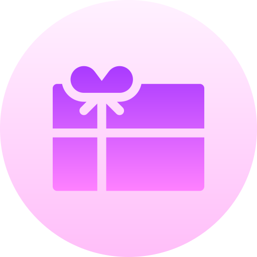 Gift Basic Gradient Circular icon