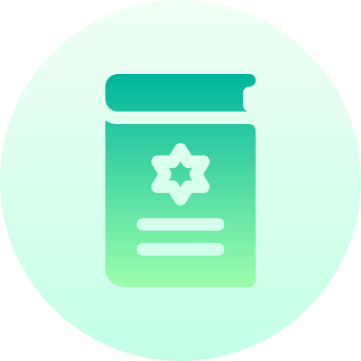 hanukkah Basic Gradient Circular icon