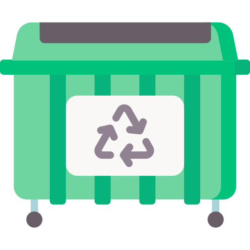 contenedor de basura Special Flat icono