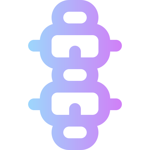 wirbelsäule Super Basic Rounded Gradient icon