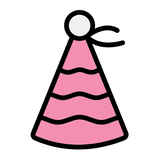 Party Hat Generic Outline Color icon