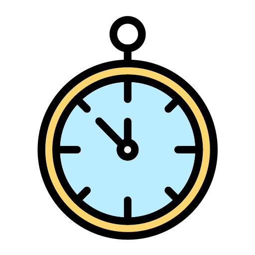 countdown Generic Outline Color icon