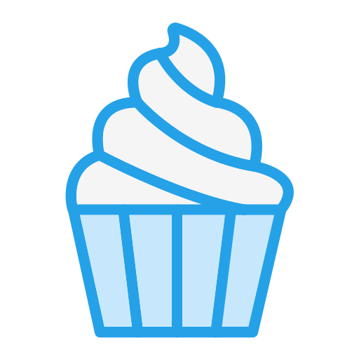 cup cake Generic Blue Icône