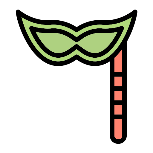 マスク Generic Outline Color icon