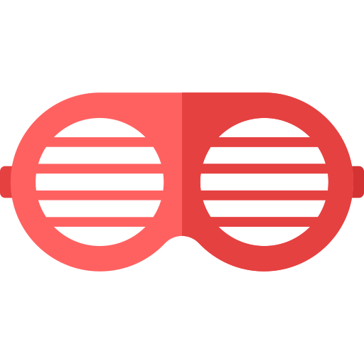 okulary na imprezę Generic Flat ikona
