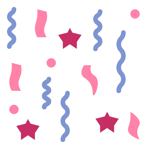 confetti Generic Flat icoon