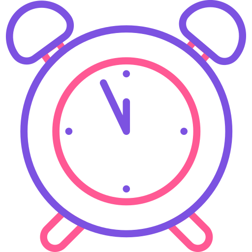 reloj Generic Outline Color icono