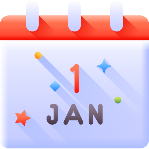 kalender Generic Flat Gradient icoon