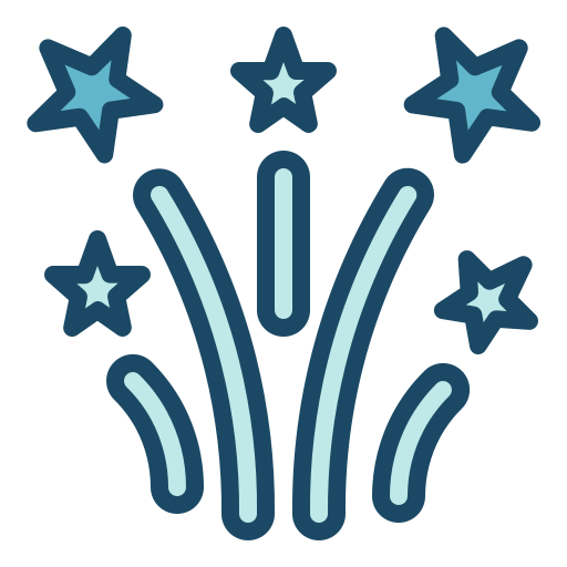 Fireworks  Generic Blue icon