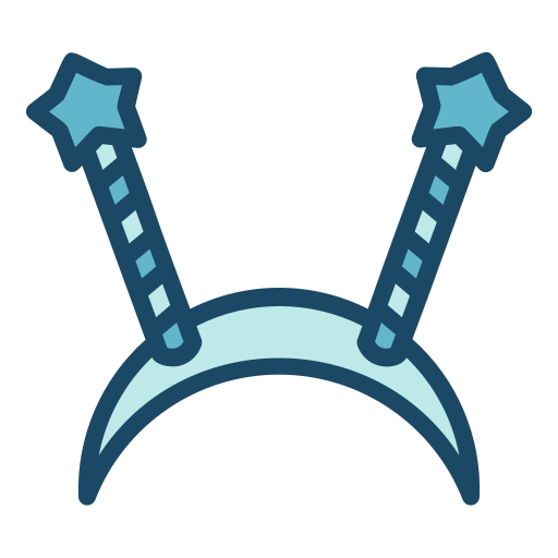 Headband Generic Blue icon