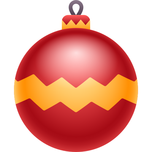 pelota de navidad Generic Flat Gradient icono