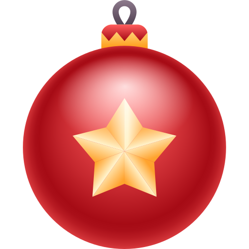 pelota de navidad Generic Flat Gradient icono