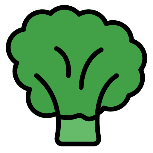broccoli Generic Outline Color icoon