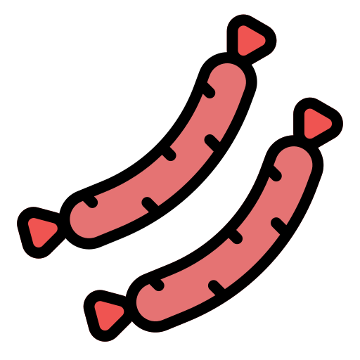 Sausage Generic Outline Color icon