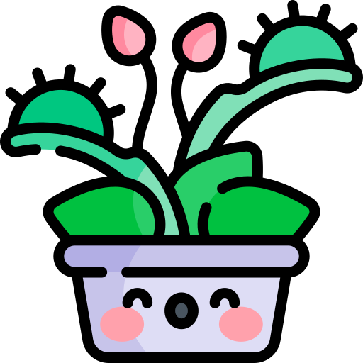 Venus flytrap Kawaii Lineal color icon