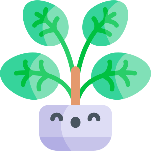 calathea Kawaii Flat icon