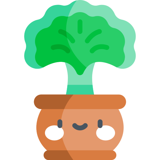 Coral cactus Kawaii Flat icon