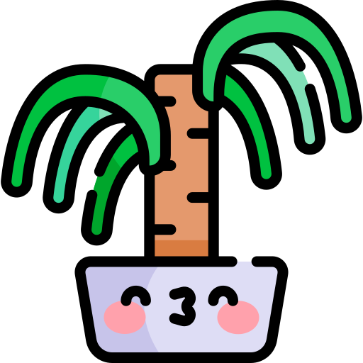 Yucca Kawaii Lineal color icon