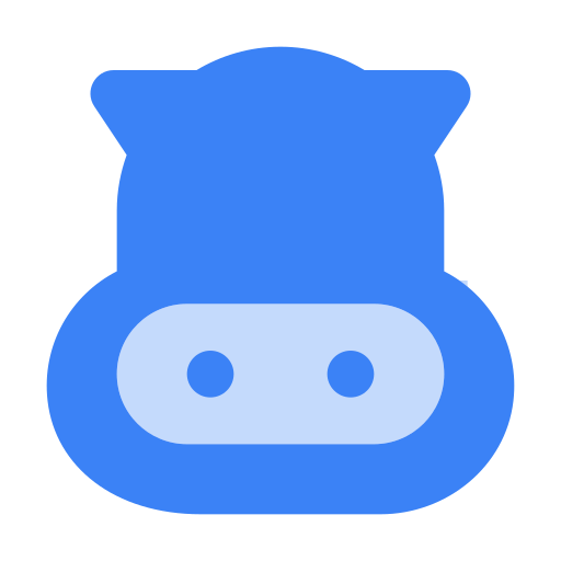 Pig Generic Blue icon