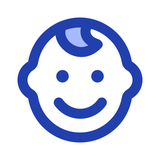 sorriso Generic Blue Ícone