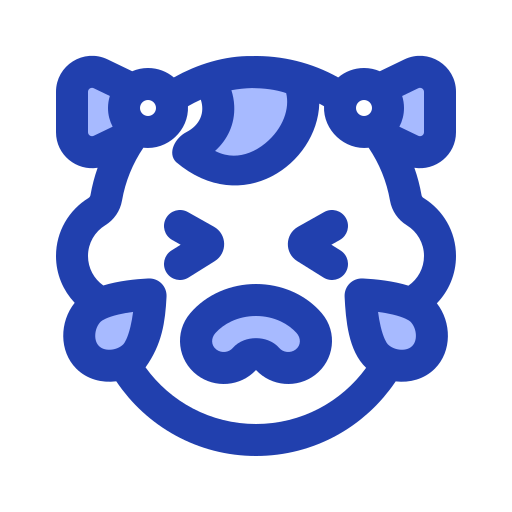 Cry Generic Blue icon