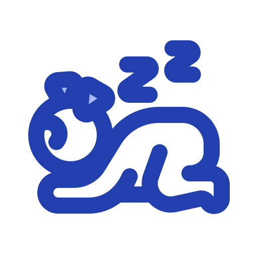 寝る Generic Blue icon