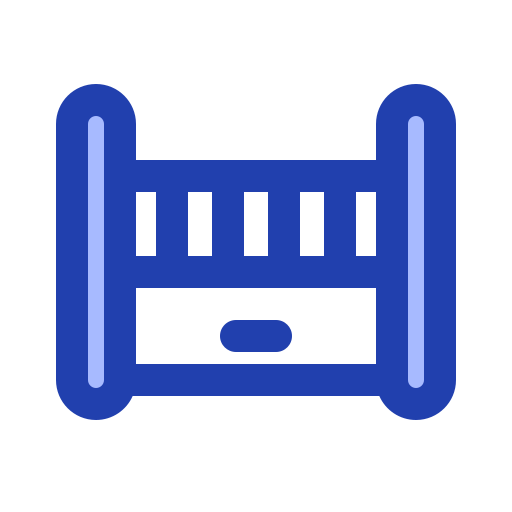 Łóżko składane Generic Blue ikona