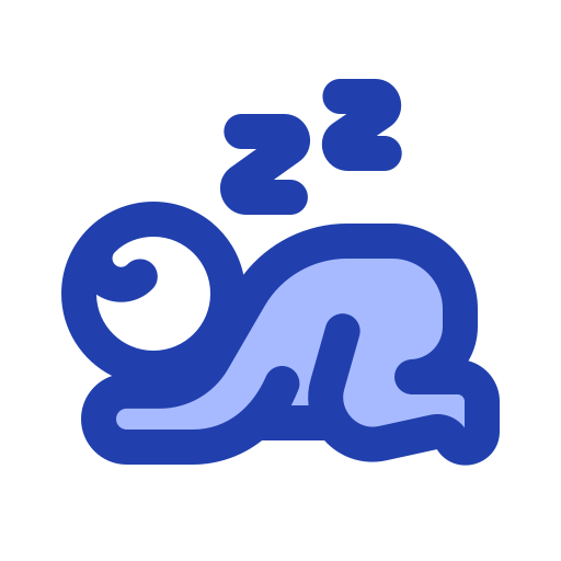 slaap Generic Blue icoon