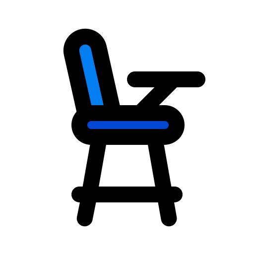 ハイチェア Generic Outline Color icon