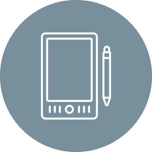 펜 태블릿 Generic Flat icon