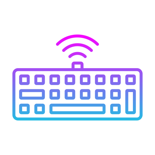 Беспроводная клавиатура Generic Gradient иконка
