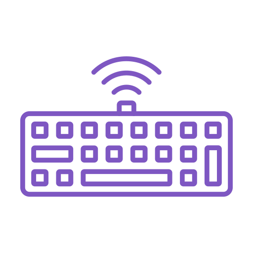 kabellose tastatur Generic Simple Colors icon