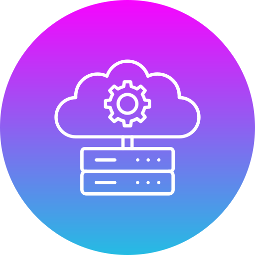 cloud opslag Generic Flat Gradient icoon