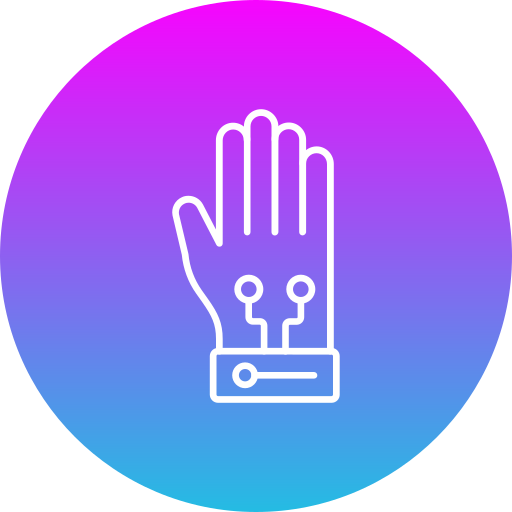 Wired glove Generic Flat Gradient icon