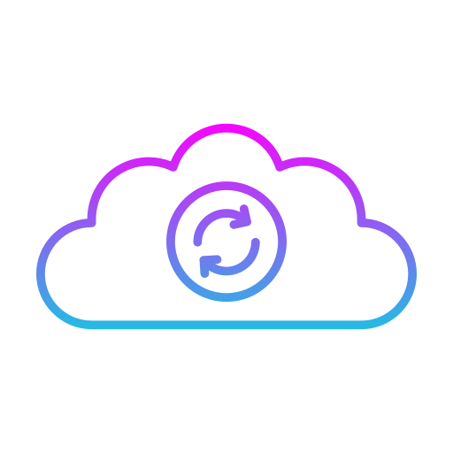 cloud sync Generic Gradient иконка