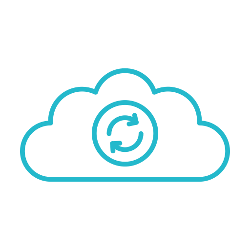 Cloud Sync Generic Simple Colors icon