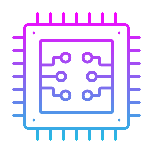 마이크로 칩 Generic Gradient icon