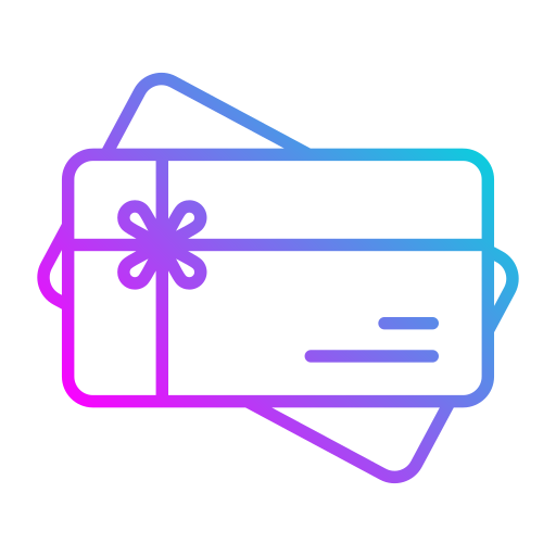 Gift card Generic Gradient icon