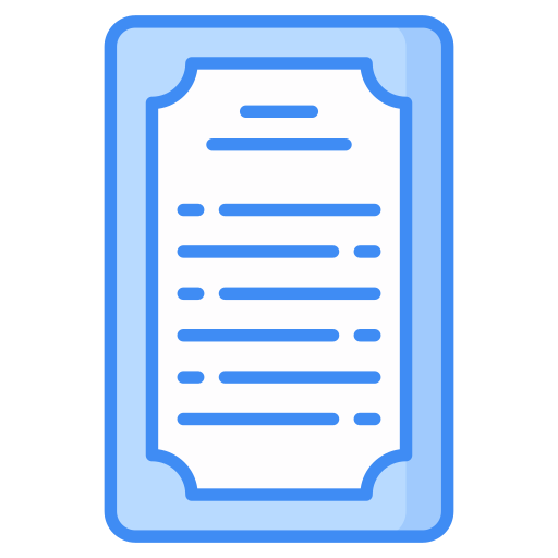 Invitation Generic Blue icon