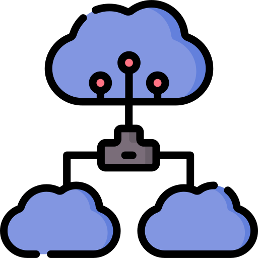 cloud-sharing Special Lineal color icon
