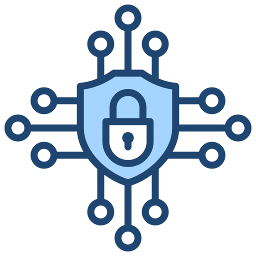 Encryption Generic Blue icon