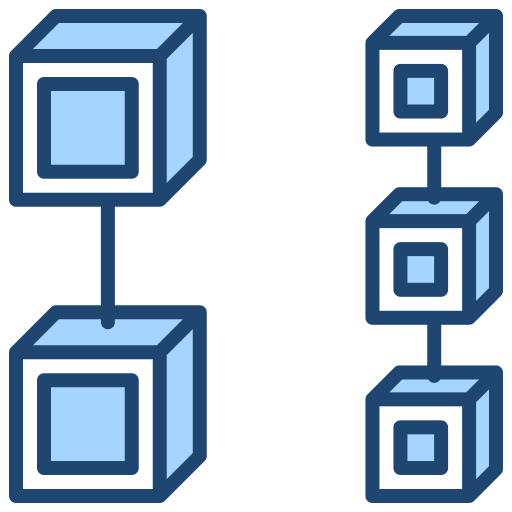 blockchain Generic Blue icon