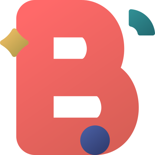 Letter B Generic Flat Gradient icon