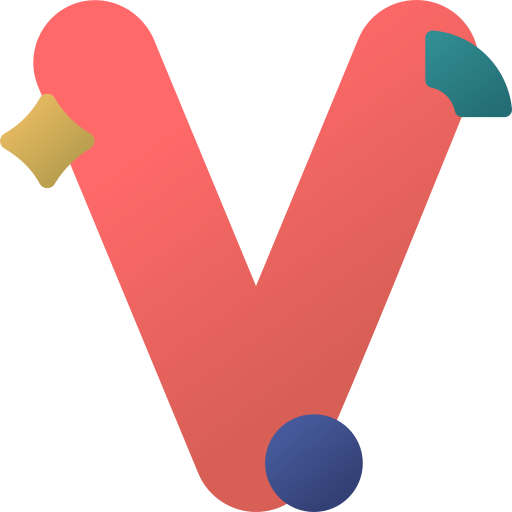 Letter V Generic Flat Gradient icon