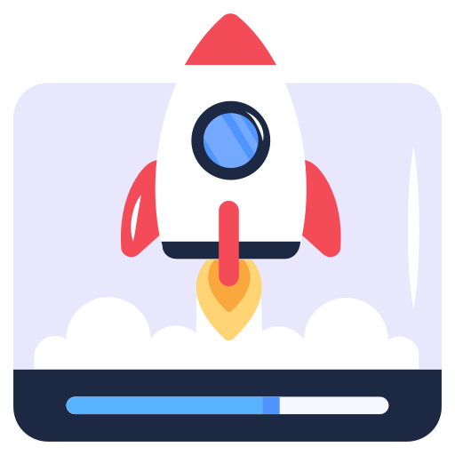 Launch Generic Flat icon