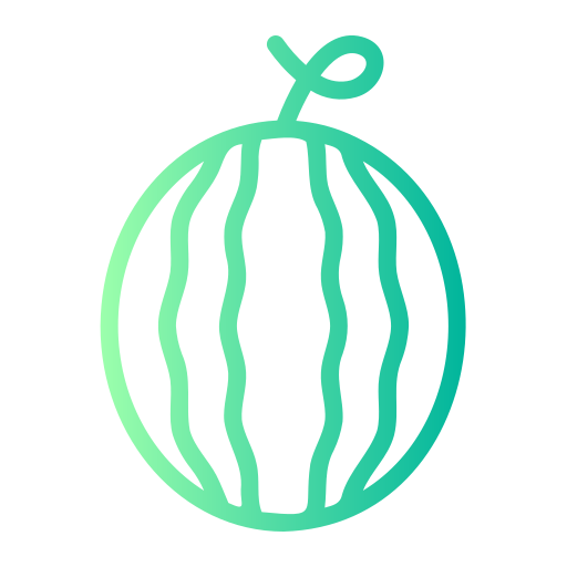 watermeloen Generic Gradient icoon